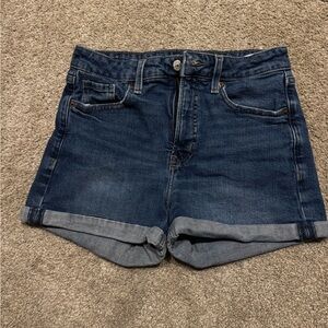 Old Navy OG Short | High-Waisted Jean Shorts with Cuffed Hem
